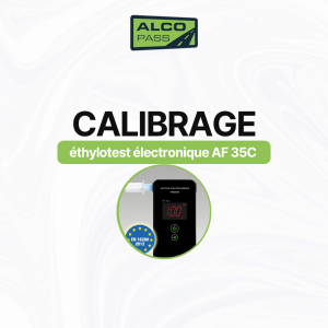 Service de Calibrage pour éthylotest électronique AF 35C | Alcopass