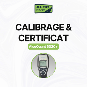 Package Service de calibrage et certificat AlcoQuant 6020+