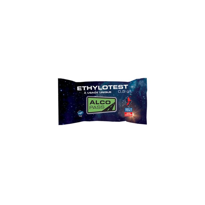 LOT DE 25 Ethylotests à usage unique à 0.5 G/L | Alcopass