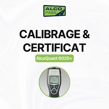 Package Service de calibrage et certificat AlcoQuant 6020+