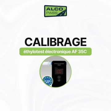 Service de Calibrage pour éthylotest électronique AF 35C | Alcopass