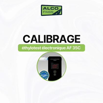 Service de Calibrage pour éthylotest électronique AF 35C | Alcopass