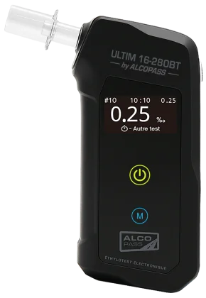 Ethylotest connecté ULTIM 16280BT by ALCOPASS