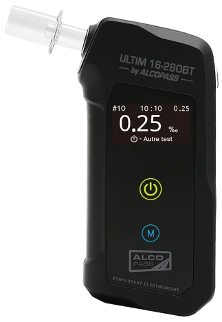 Ethylotest connecté ULTIM 16280BT by ALCOPASS